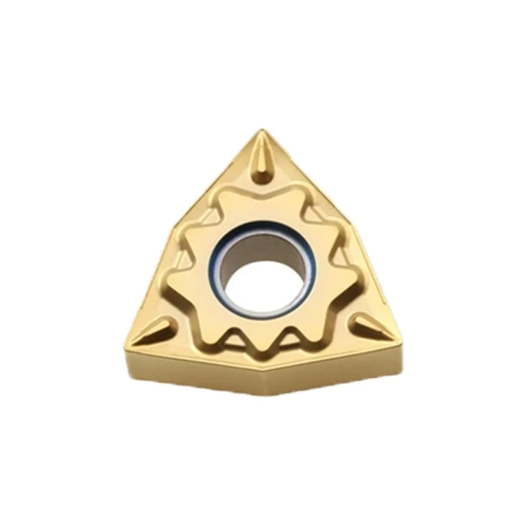 Metal Ceramic CNC Peach-shaped Fine Turning Blade WNMG080404R-S DC530 Slotted Outer Circle Rough Turning Insert Head OEM