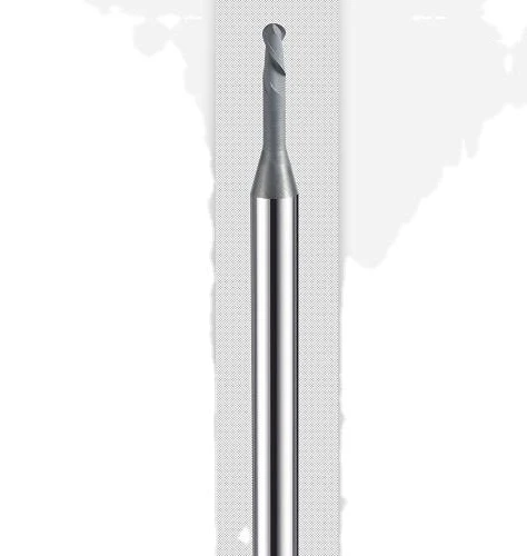 New Carbide Diamond Coated 4 Flute Ball Nose End Mill CNC Milling Cutter ODM for Cutting Aluminum Steel Metal