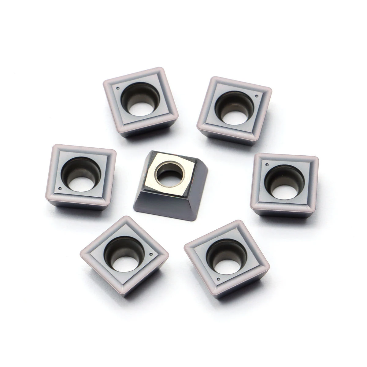 SPMG060204-DG HPA20F PVD Coated Square Tungsten Carbide ISO Grade Insert External Turning Tool CNC Lathe AMJ Brand