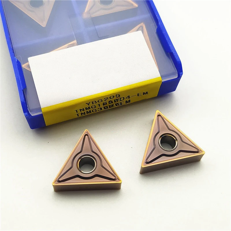 TNMG TNMG160404/TNMG160408-EM YBG205 Zcc.ct Cnc Cutting Inserts Machine Original Cut Carbide Turning Tools for Lathe