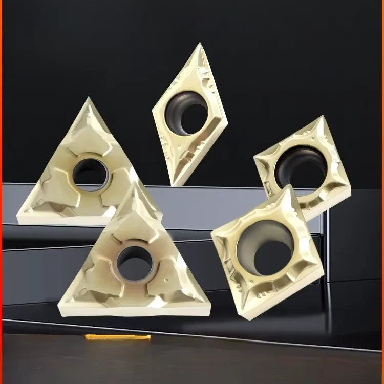 Titanium Alloy Stainless Steel CNC Turning Blade CCGT060201-DF DP50TN High Temperature Alloy OEM Customizable Digital Control