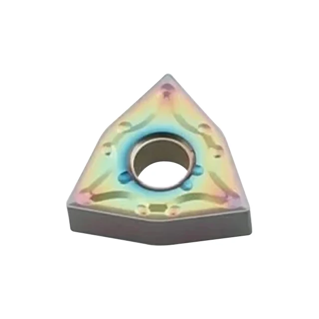 WNMG080404-MA WD176S High Carbon Steel Turning Insert 60HRC Peach-shaped OEM