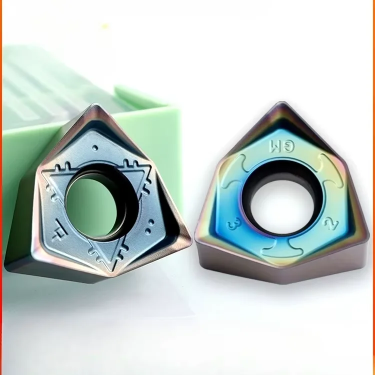 WNMU040308-GM DHN15R Heavy Cutting Right Angle Milling Cutter Disc Quenching Steel Fast Feed CNC Milling Inserts Special Turning
