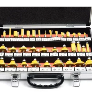 Wholesale Cheap Price Portable 35pcs Set Woodworking Router Bits Wood End Mills